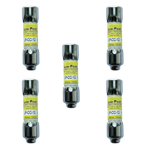5-حزمة جديدة LP-CC-12 LP-CC-12A LP-CC 12A 600Vac صمامات تأخير الوقت، LP-CC-12A صمامات خرطوشة رفض الفئة CC الحالية in Kuwait