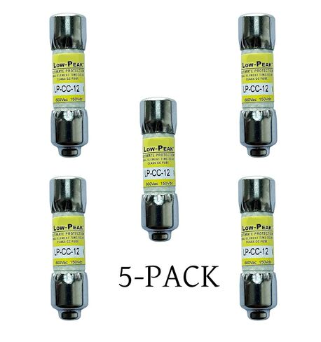 5-حزمة جديدة LP-CC-12 LP-CC-12A LP-CC 12A 600Vac صمامات تأخير الوقت، LP-CC-12A صمامات خرطوشة رفض الفئة CC الحالية in Kuwait
