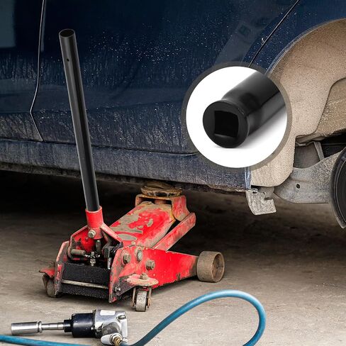 3 Ton Trailer Jack Handle Replacement, Heavy Duty Steel Hydraulic Floor Jack Handle Lever,Square Connector for Automotive Car Trailer Jack Repair Tool in Kuwait