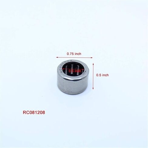 Needle Roller Bearings RC081208 One Way Needle Bearing/Clutch Inch Single Needle Roller Bearings Drawn Cup Roller Clutches 12.719.0512.7 mm Bearings in Kuwait