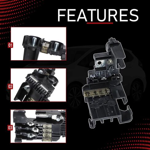 Terminal Assembly Battery Fuse Compatible with 2015-2020 Honda Fit 2016-2021 Honda HRV Replaces 38240-T5R-003 38240-T5A-003 in Kuwait