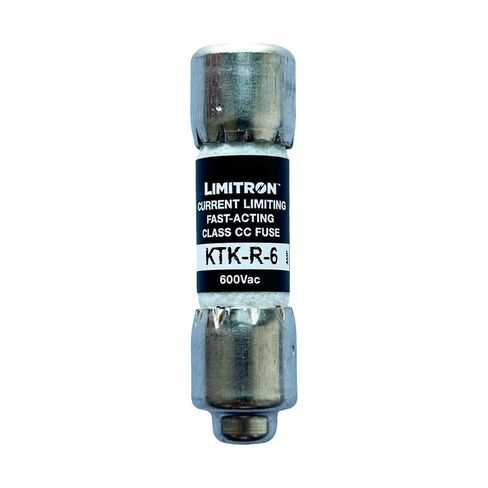 5-Pack New KTK-R-6 KTK-R-6A KTK-R 6A 600Vac Fast Acting Fuse,KTK-R-6A Current Limiting Class CC Rejection Cartridge Fuses in Kuwait