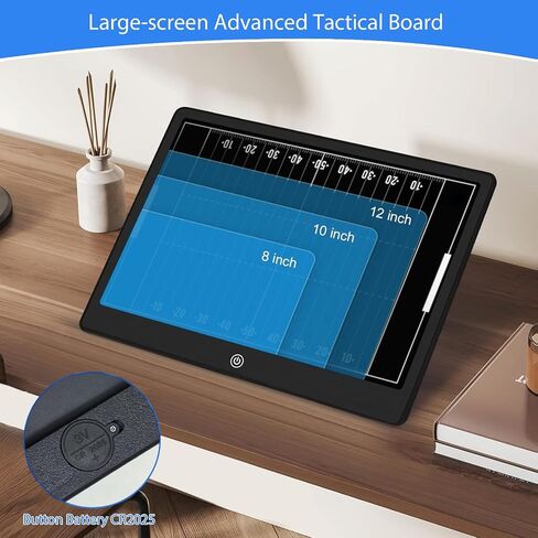 Magnetic Electronic Football Coaching Boards – 16 inch LCD Football Coaching Board, Portable Erasable Pro Strategy Board for Training Teaching Competition Command,Tactical Drawing Tablet Coach Gifts in Kuwait