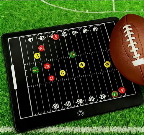 Magnetic Electronic Football Coaching Boards – 16 inch LCD Football Coaching Board, Portable Erasable Pro Strategy Board for Training Teaching Competition Command,Tactical Drawing Tablet Coach Gifts in Kuwait