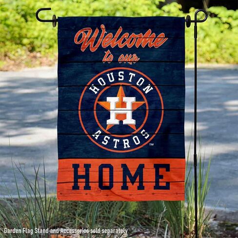 WinCraft Houston Astros Welcome to Our Home Double Sided Garden Flag in Kuwait
