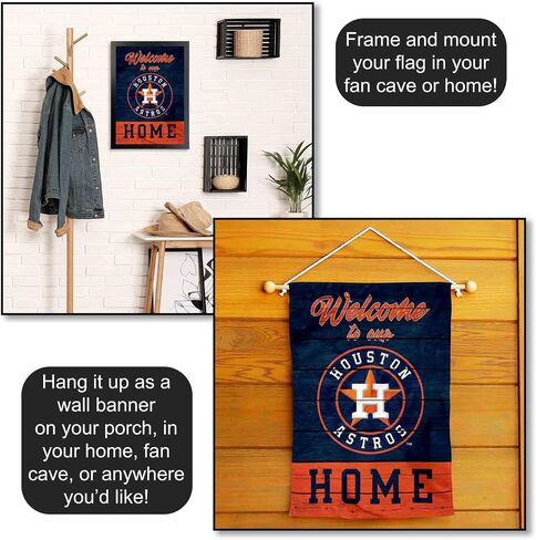 WinCraft Houston Astros Welcome to Our Home Double Sided Garden Flag in Kuwait