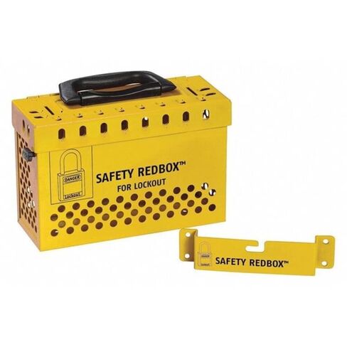 Group Lockout Box,Yellow,6-7/64" H in Kuwait