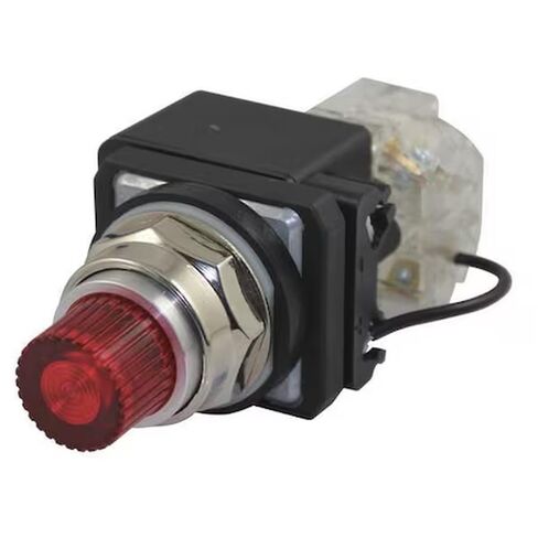 ضوء الطيار، LED، 24VAC/DC، 30 مم، كروم، RD in Kuwait