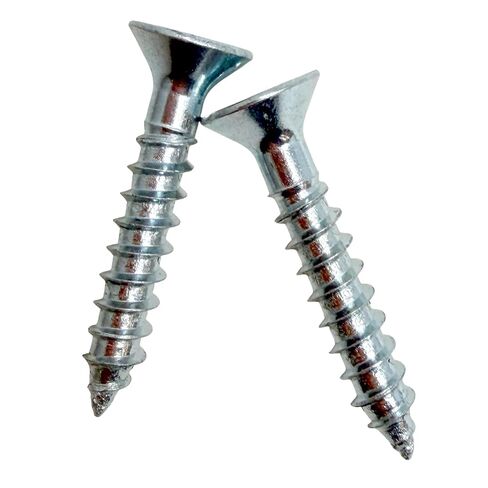 Everbilt Flat Head Phillips Drive Wood Screws #8 x 1 in Zinc, Pack of 15 pcs in Kuwait