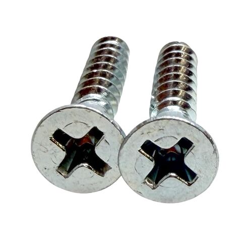 Everbilt Flat Head Phillips Drive Wood Screws #8 x 1 in Zinc, Pack of 15 pcs in Kuwait