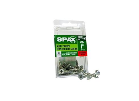 SPAX برغي متعدد المواد 1 بوصة زنك فيليبس / مربع متعدد المواد خيط رأس مسطح 20 in Kuwait