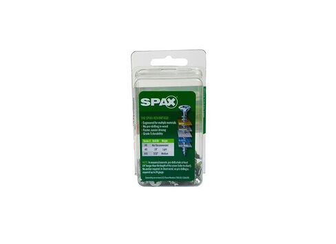 SPAX برغي متعدد المواد 1 بوصة زنك فيليبس / مربع متعدد المواد خيط رأس مسطح 20 in Kuwait