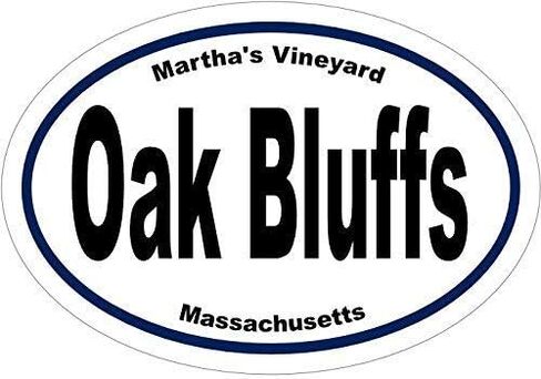 Martha's Vineyard Decal - Oak Bluffs Massachusetts Vinyl Sticker in Kuwait