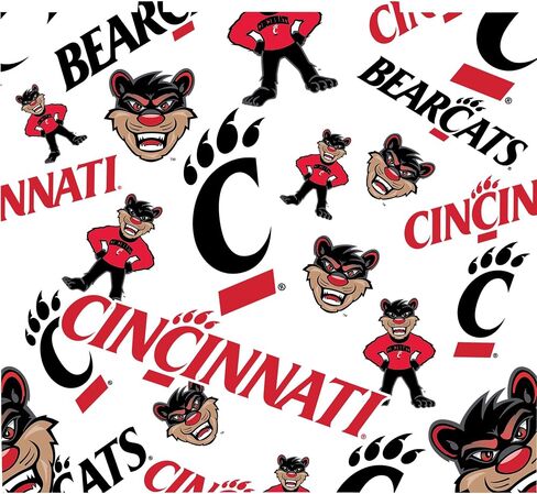 Tervis Venture Lite Cincinnati Bearcats - All Over Made in USA Double Walled Insulated Tumbler Travel Cup Keeps Drinks Cold & Hot, 24oz Water Bottle, Classic in Kuwait