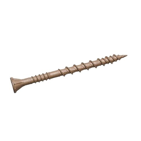 برغي خشبي Simpson Strong-Tie DSV - 2.5 بوصة، Quik Guard، مرتب، T25 Torx، أسمر ضارب للصفرة، 500 حزمة in Kuwait