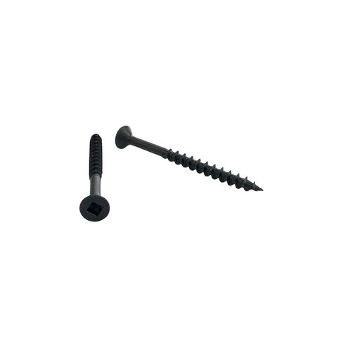 ماركة كابنتري | براغي خشب | رأس مسطح | سكوير درايف | #8 | 1 بوصة | موضوع عميق | شارب بوينت | لمسة نهائية من الفوسفات الأسود | 100 عبوة in Kuwait