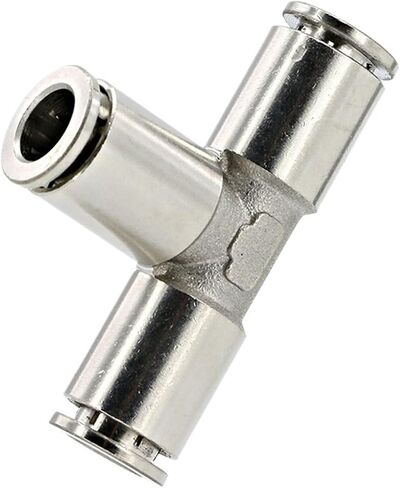 Tracheal connector T-tee 8mm metal quick 6mm quick insert pneumatic fittings 10mm high temperature 12mm hose(TKC-PE-16) in Kuwait