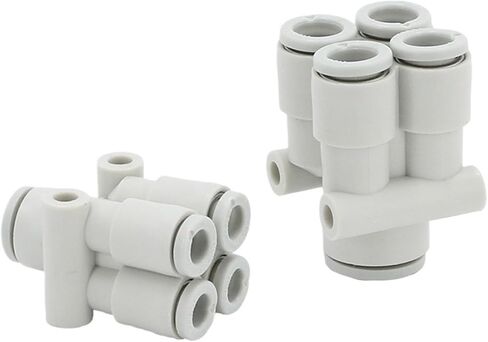 2PCS Quick Y-type reducer five-way KQ2UD06-08A pneumatic plastic quick plug 04-06A for(KQ2UD04-06A) in Kuwait