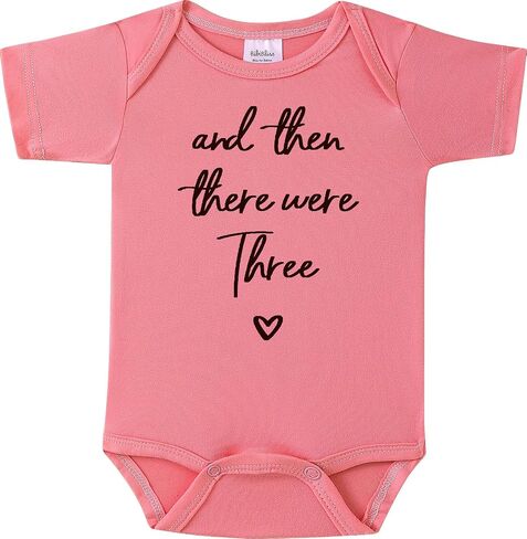 And Then There Were Three Funny Pregnancy Announcement Infant Baby Onesie, Baby Announcements Ideas for Family in Saudi Arabia