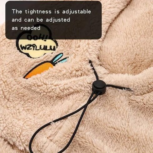 JidSnow Ski and Snowboard Helmet Cover, Bunny Design Plush Fleece Winter in Kuwait