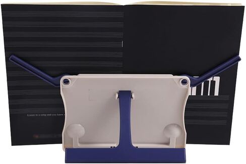 Alnicov Sheet Music Stand,Foldable and Adjustable Book Holder,for Music Score Tablature Cookbook Reading(Blue) in Kuwait