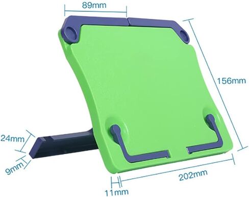 Alnicov Sheet Music Stand,Foldable and Adjustable Book Holder,for Music Score Tablature Cookbook Reading(Blue) in Kuwait