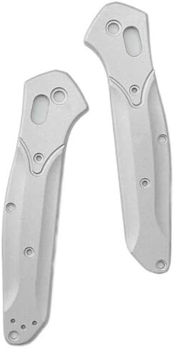 1 Pair Aluminum Alloy Scales Fits for Osborne 940, CNC Handle Patch Replacement in Sandblasting in Kuwait