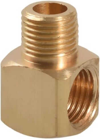 M6 M8 M10 1/8" 1/4" 3/8" Female Male Brass 90 Degree Elbow Pipe Fitting Coupler Connector Water Lubrication Tubing Block(M10x1mmxM6x1mm) in Saudi Arabia