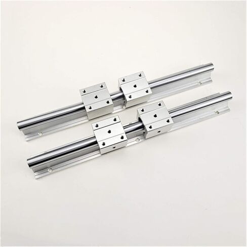 Professional 2Pcs SBR16 Linear Rail Guide 300 400 500 600 1000 1200 1500mm+4pcs SBR16UU Bearing Block Set(400mm) in Kuwait