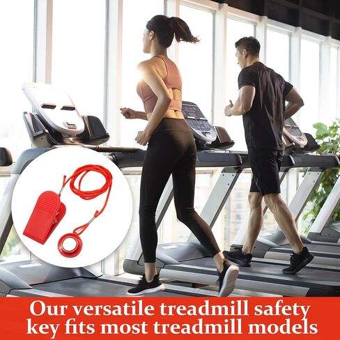 Biaungdo Universal Treadmill Magnet Safety Key, Round Magnetic Safety Stop Switch Replacement Parts for Running Machines (Red, 27mm/1.06inch) in Kuwait