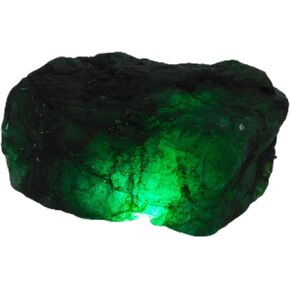 Natural Green Huge Rough Earth-Mined 115.3 Ct Emerald CERTIFIED Gemstone-w in Kuwait
