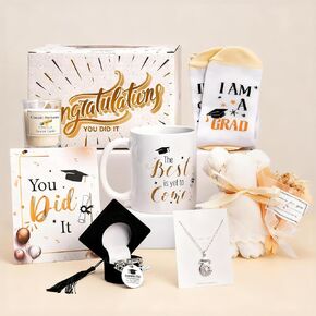 GiftAmaz Graduation Gifts Set for Her 2026, Congrats Grad Gift Basket for Class of 2026, College High School Senior Graduation Box includes Coffee Mug, Birthday Gift Set for Friends Daughter Sister in Kuwait
