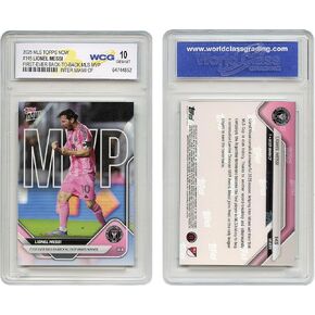 2025 MLS Topps Now MVP Lionel Messi Card #145 Inter Miami First Ever Back-to-Back MLS MVP - Graded GEM Mint 10 in Kuwait