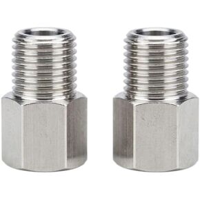 2pcs Hombrew 304 Stainless Flare Fitting Ball Lock to 1/4MPT - Female Flare (1/4 FFL) x 1/4" MPT Brewer Hardware in Saudi Arabia