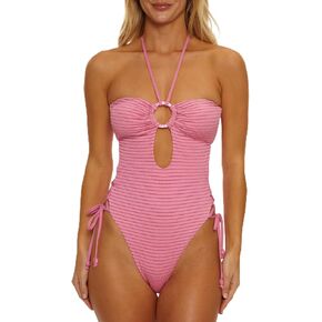 Isabella Rose Women's Maza Bandeau One Piece Swimsuit, Adjustable, Bathing Suits for Women in Saudi Arabia