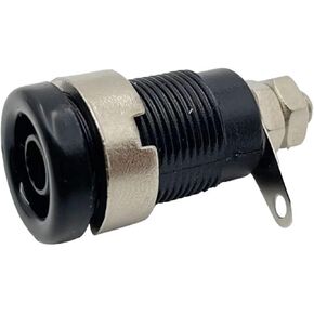20PCS Insulated Safety 32A 4mm Banana Socket Terminal 5 Colors Female Jack Panel Mount Socket Binding Post Wire Connector(LW Yellow x 20pcs) in Kuwait