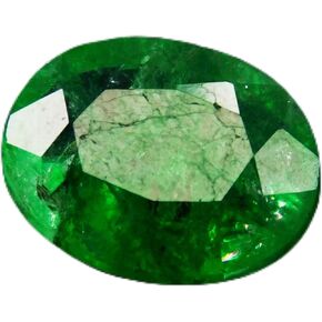 6 Ct Natural CERTIFIED Emerald Oval Cut Green Colombian Ring Size Loose Gemstone in Kuwait