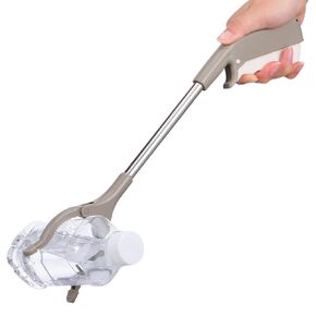 FOMIYES 40cm Stainless Steel Trash Clamp Garbage Pick up Clip Rubbish Picker Tool with Long Handle for Sanitation and Waste Collection in Kuwait