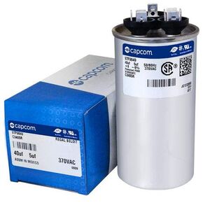 B9457-5500 - 40 + 5 uf MFD 370 Volt VAC - Goodman Round Dual Run Capacitor Upgrade | Round Dual Run in Kuwait