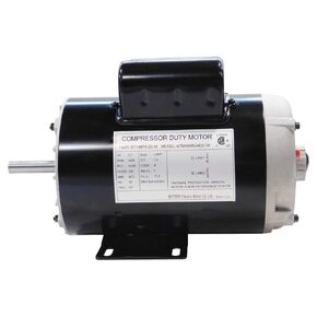 DDL New 198FA 3.7HP، 17.2A/230V محركات كهربائية لضاغط الهواء، 56 إطارًا، 3450 دورة في الدقيقة، قطر العمود 5/8 بوصة، محرك مصنف NEMA، يستبدل محركات 5HP SPL المصنفة 15-17AMPS، أسود، 41x21x26 سم in Kuwait