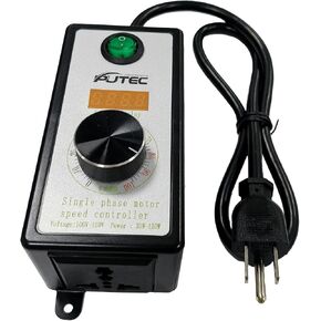 AC Motor Speed Controller Single Phase 110V/220V Vibration Motor Governor Supports Low Speed Start for 30W-120W Motor with Digital Display in Saudi Arabia