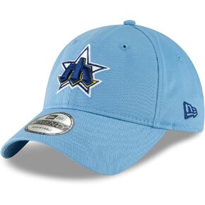 New Era Seattle Mariners Cooperstown Collection Light Blue 9Twenty Adjustable Hat, One Size in Kuwait
