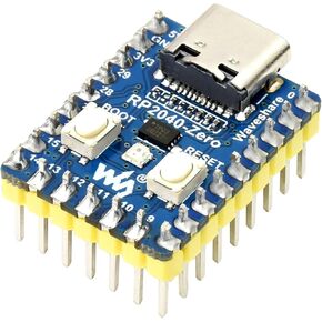 RP2040-Zero، لوحة تطوير MCU تشبه Pico-Like RP2040، معالج Cortex M0+ ثنائي النواة، 264 كيلو بايت من SRAM، 2 ميجابايت من ذاكرة فلاش، مع رأس ملحوم مسبقًا in Kuwait