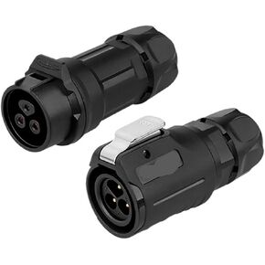 LP16 M16 Plastic IP67 Waterproof Connector 2 3 4 5 7 8 9-pin Aviation Male Plug Female Docking Industrial LED(3pin Docking Set) in Kuwait
