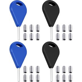 4 Pcs Surfboard Fin Key with 24 Pcs Screws, Universal Surfing Board Fin Hex Key Sup Paddleboard Fins Replacement Tool Accessories in Kuwait