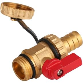 Boiler Valve Ball Plumbing Installation Convenient Size Efficient Functionality Drain for(Red -1) in Kuwait