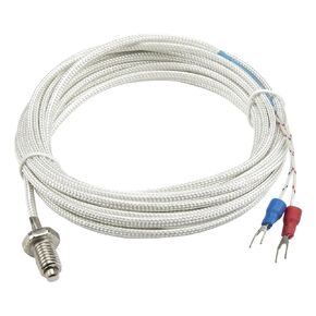 K E Type M6 M8 Bolt Head 5m Fibreglass Braided Cabel Screw Thermocouple Temperature Sensor 1Pcs | E M6 thread in Kuwait