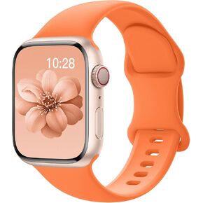Sport Silicone Band متوافق مع نطاقات Apple Watch 40mm 38mm 41mm 44mm 45mm 42mm 49mm نساء الرجال ، حزام رياضة بديل للمعصم المقاوم للماء لـ Iwatch Bands Series 9 8 7 6 5 4 3 2 1 Se Ultra in Kuwait