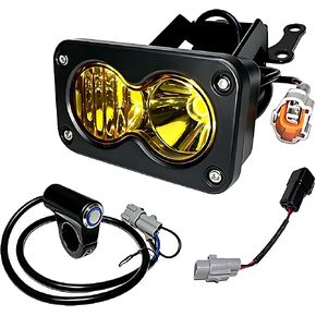مجموعة المصابيح الأمامية LED باللون الأصفر الذهبي التوصيل والتشغيل لـ Sur-Ron eRide Pro S SS X260 Light Bee X Ultra Bee Segway X260، Baja Style Spot Flood Combo IP67 شريط إضاءة مقاوم للماء مع مفتاح in Kuwait