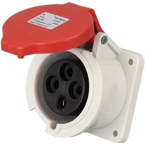 4-core 32A Waterproof Industrial Plug Light and Dark Socket CEE Connector 6818TYP283(Plug) in Kuwait